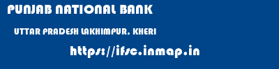PUNJAB NATIONAL BANK  UTTAR PRADESH LAKHIMPUR, KHERI    ifsc code